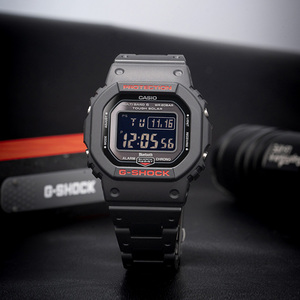 卡西欧小方块g-shock手表男光能电波蓝牙方形运动gw-b5600hr-1a