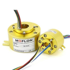 滑环 旋转导电滑环 集电环 电刷 过孔 内径 2 4 6 8 12路电线接头