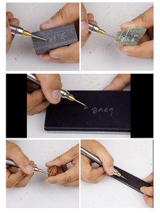 电动刻字笔充电金属雕刻刀小型打标机木雕石头玉石雕印章篆刻工具