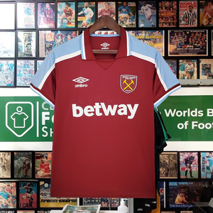 正品 英超21-22西汉姆联球衣球迷版主场20号鲍恩短袖比赛足球服男