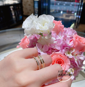 代购/piaget伯爵possession时来运转戒指18k金镶钻对戒情侣婚戒