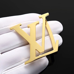 原版lv五金适用男士皮带腰带头单卖配件扣头实心纯铜不褪色4.0cm