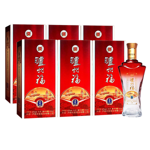 泸州老窖泸州福绵柔a5浓香型42度450ml*6瓶 整箱特惠