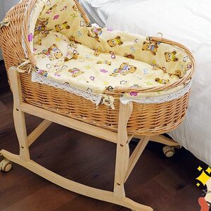 老式摇篮婴儿悠车秋千宝贝摇窝婴儿床车两用婴儿提篮摇篮床左右摇