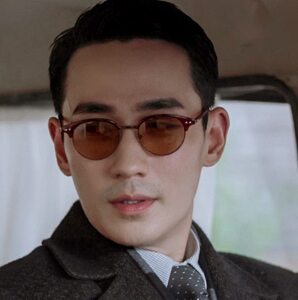 叛逆者朱一龙同款墨镜偏光复古茶色古铜眼镜林楠笙太阳镜可配近视