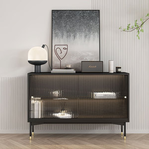 钢化玻璃茶水柜家用