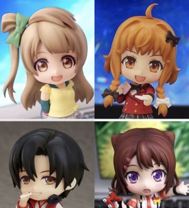 gsc粘土人 南小鸟 鹈野涡芽 叶修 户山香澄 头发 替换脸 粘土分尸