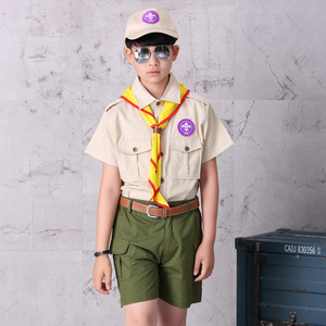 儿童夏令营童子军服装中国童军制服夏装短袖拓展训练野营服装