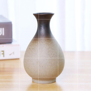 陶艺小花瓶简约