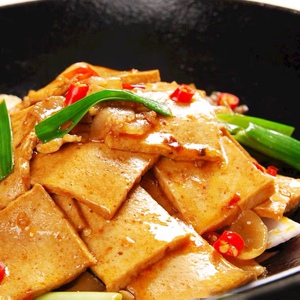 千叶豆腐5包4斤香嫩小火锅炸烤冷冻千页豆腐素食麻辣烫关东煮串串