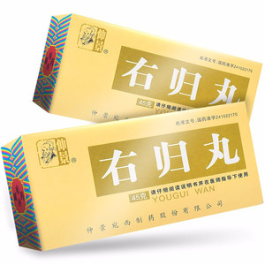 仲景右归丸45g肾阳虚腰膝疲冷zx右丸归持久壮腰建肾丸阳痿遗精肾阳不