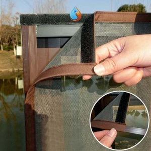 婷婷欢迎你淘宝沙窗贴自粘磁性家用防蛟蚊纱窗门帘磁性隐形伸缩活动