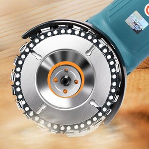 100角磨机链条盘4寸木工链条锯片木材开槽打磨雕刻刀磨光机切割片