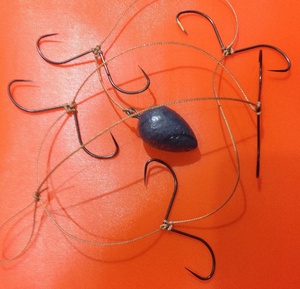 枪钩甲鱼钩老鳖钩王八勾团鱼甲鱼枪钩线组鳖枪线组打甲鱼神器串钩