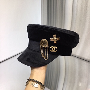 正品代购chanel/香奈儿 男女款爆款防晒高级遮阳帽嘻哈鸭舌帽军帽