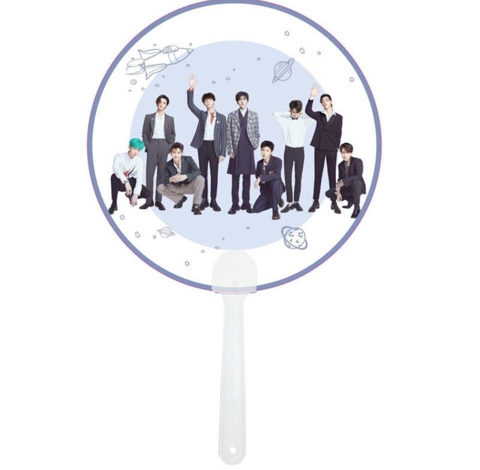 透扇定制1把蔡徐坤n范扇丞黄n昊朱正廷j林彦明俊陈立农透丞扇子同