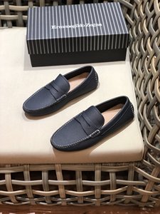 ermenegildo zegna杰尼亚 男士一脚蹬商务鞋百搭休闲豆豆鞋