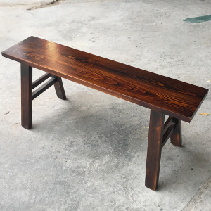 长条木板凳商用长凳餐椅老式木头凳子老式长方形新中式长条凳夜市