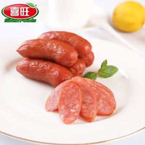 喜旺蒜香冷切火腿肠160g/袋美味便携方便即食真空香肠零食休闲