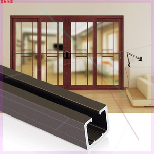 拉门推拉吊轨轨吊吊轮移门滑道滑轮折叠轨道导轨滑轨吊门玻璃门.