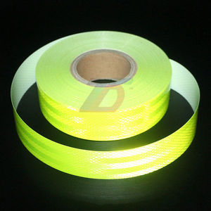 10cm*3m反光条反光贴纸荧光黄绿超强级反光贴汽车反光条夜光地贴