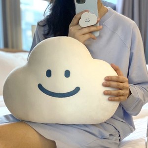 ins韩国棉花糖超软笑脸云朵网红创意抱枕毛绒玩具少女心生日礼物