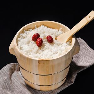 木蒸桶蒸饭手工无漆蒸饭木桶家用商用实木大小号蒸煮饭蒸糯米木桶