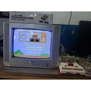 全新套装经典双人游戏机 原装老式小迷你黑白电视机 休闲复古怀旧