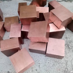 铜块方块红铜紫铜排扁条纯铜四方接地导电铜块10 20 30 40mm
