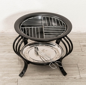 新房简易家庭烧烤炉碳火盆大气家里家居秋冬烤架一体便携日式农村