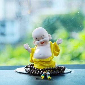 车载摆件车佛系招财