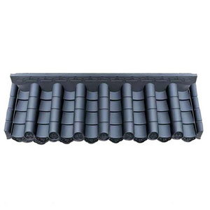 网红四塑院合料合成m仿古瓦片拼接房顶双面窗花翘角塑脂保温建包