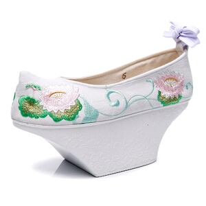 跟太后福晋戏曲贵妃鞋宫女花盆底鞋女甄嬛x清宫清朝刺绣