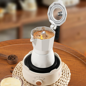 双阀摩卡壶煮咖啡壶家用小型意式浓缩壶全自动双压阀手冲咖啡套装