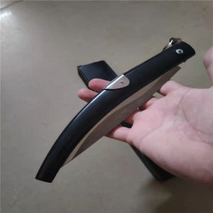 牛角刀老式手工折叠小刀通海纳古刀锋利折叠刀随身携带牛角水果.