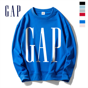 gap克莱因蓝卫衣男圆领春季ins潮牌加绒加厚纯棉上衣冬季情侣装女