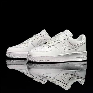 aj男鞋空军一号低帮全白高帮板鞋男正品官网情侣休闲运动小白鞋女