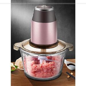 白菜多功能厨房研磨蒜蓉菜馅碎菜机加固绞肉机家用电动小型1升