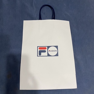 fila 斐乐潮牌购物袋一次性包装袋送礼手提袋大logo纸袋