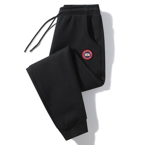 大鹅裤纯棉夏学生休闲裤子男女装宽松运动长加拿大情侣潮春秋卫裤