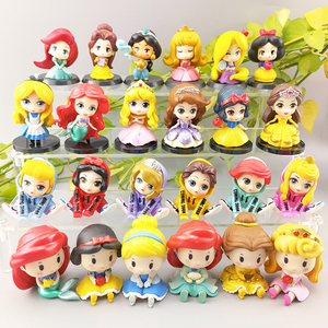 q版乐佩贝儿美人鱼白雪公主手办公仔盲盒 烘培摆件模型小女孩礼物