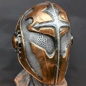 影视装扮道具圣殿骑士面具万圣节狂欢节舞会派对扮演脸谱面罩mask