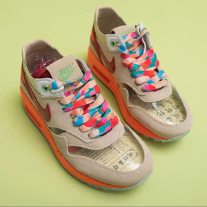 拯救冠希哥clot x nike airmax1死亡之吻凝结集团中文鞋带鞋袜子