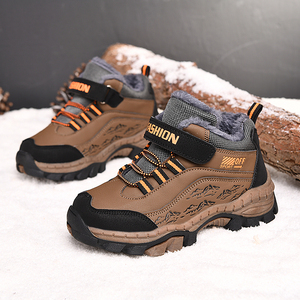 迪卡侬男童棉鞋冬季加厚运动鞋儿童加绒冬鞋子加棉保暖防滑雪地鞋