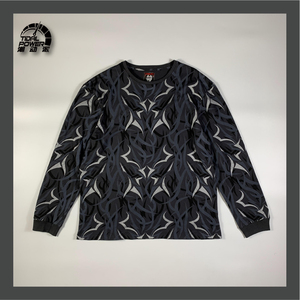 正品现货clot alienegra black egra 2017款 人头标黑荆棘长袖t恤