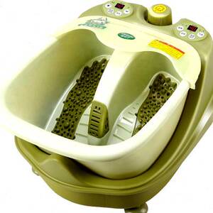 长辈领导礼物便携分体蒸汽足浴盆全自动按摩洗脚盆电动加热泡脚桶