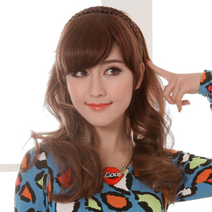 发卡式假发流海