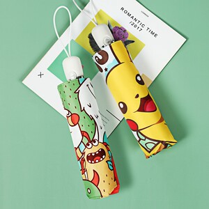 儿童雨伞女全自动小学生男童折叠伞晴雨两用轻便结实上学太阳伞