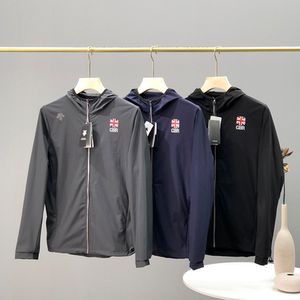 迪桑特防晒衣男2021春夏新款透气薄款运动外套皮肤衣正品