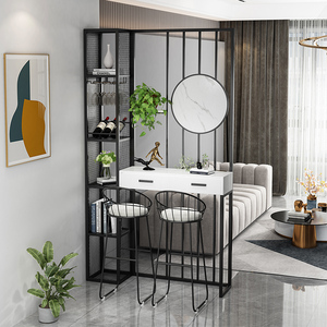 吧台带屏风隔断